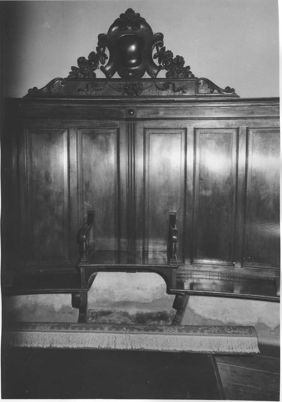 stalli del coro, opera isolata - bottega biellese (metà sec. XVIII)