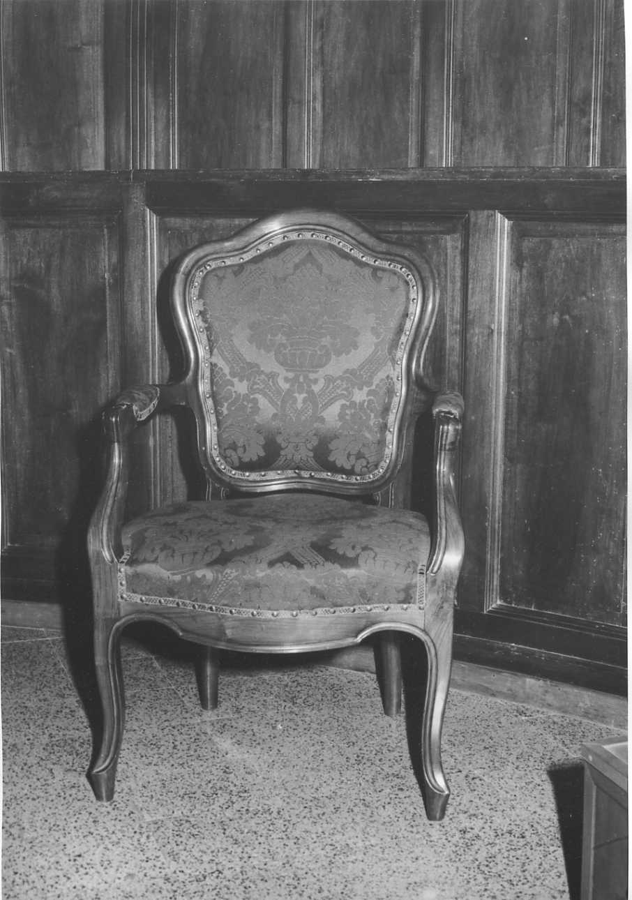 poltrona, coppia - bottega biellese (sec. XVIII)