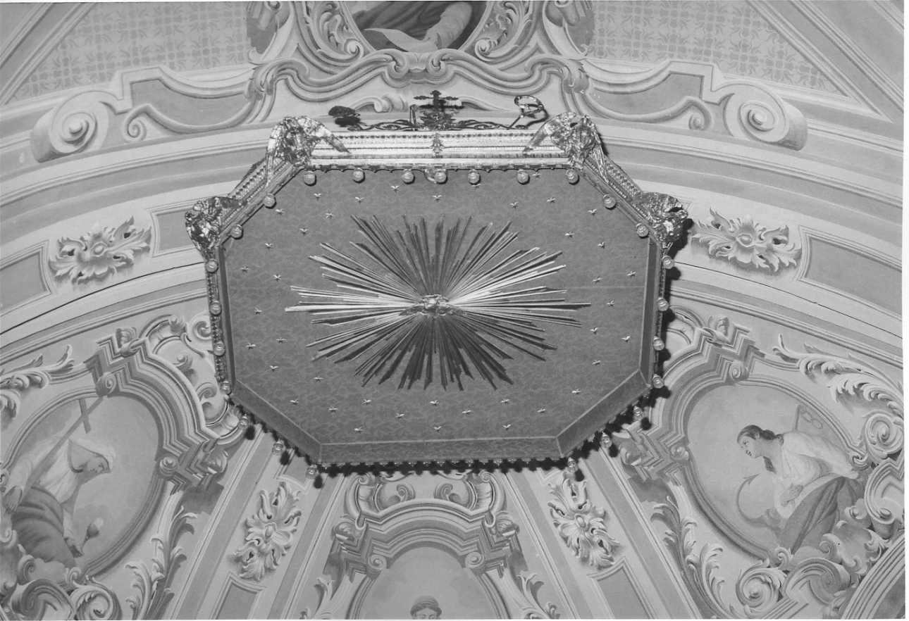 baldacchino d'altare, opera isolata - bottega biellese (sec. XVIII)