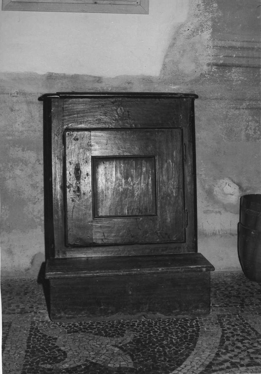 inginocchiatoio, opera isolata - bottega biellese (sec. XVIII)