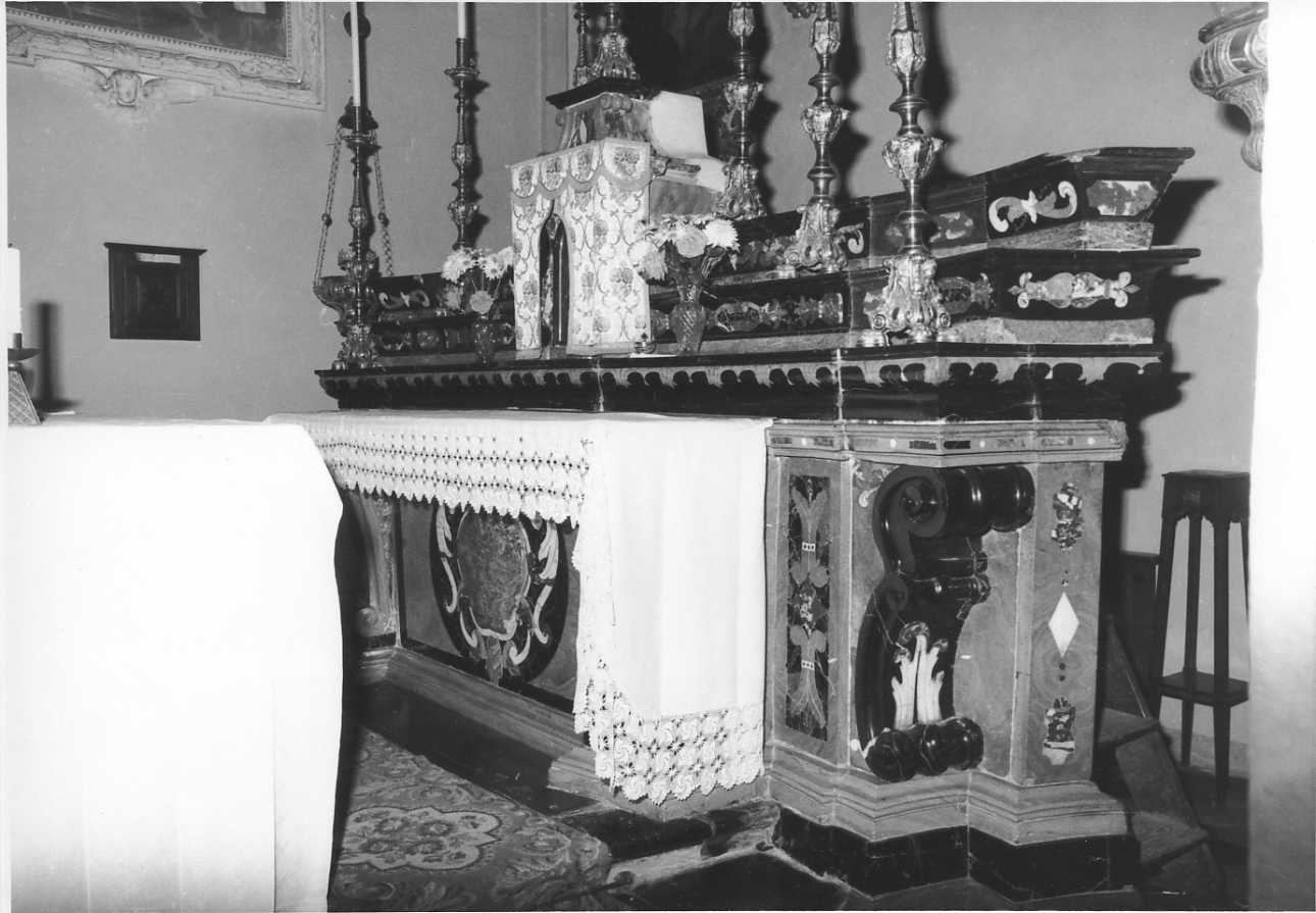 altare maggiore, opera isolata - bottega biellese (sec. XVIII)