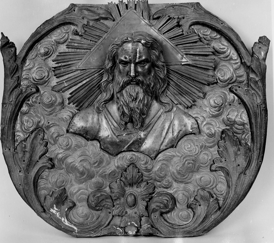 Dio Padre (decorazione plastica, elemento d'insieme) di Boggio Ignazio (sec. XIX)