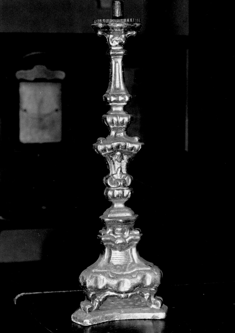 candelabro, opera isolata - produzione piemontese (sec. XVIII)