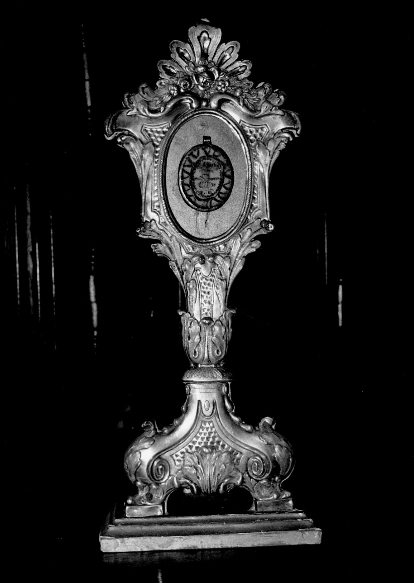 reliquiario - a ostensorio, opera isolata - produzione piemontese (sec. XVIII)