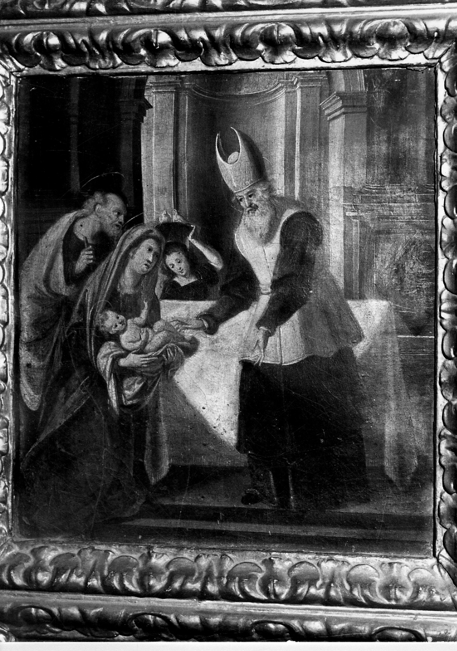 presentazione di Gesù al tempio (dipinto, elemento d'insieme) - ambito vercellese (seconda metà sec. XVI)