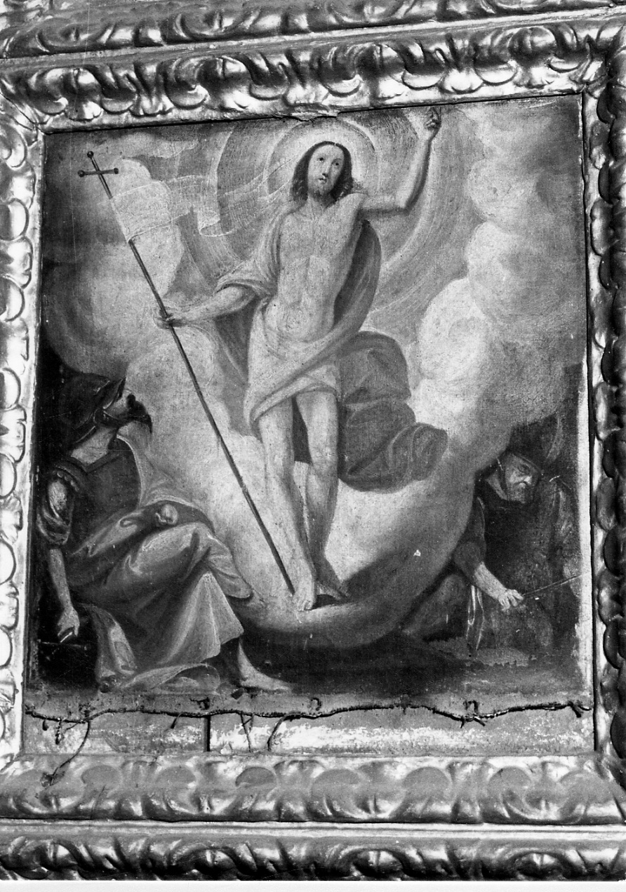 resurrezione di Cristo (dipinto, elemento d'insieme) - ambito vercellese (inizio sec. XVIII)