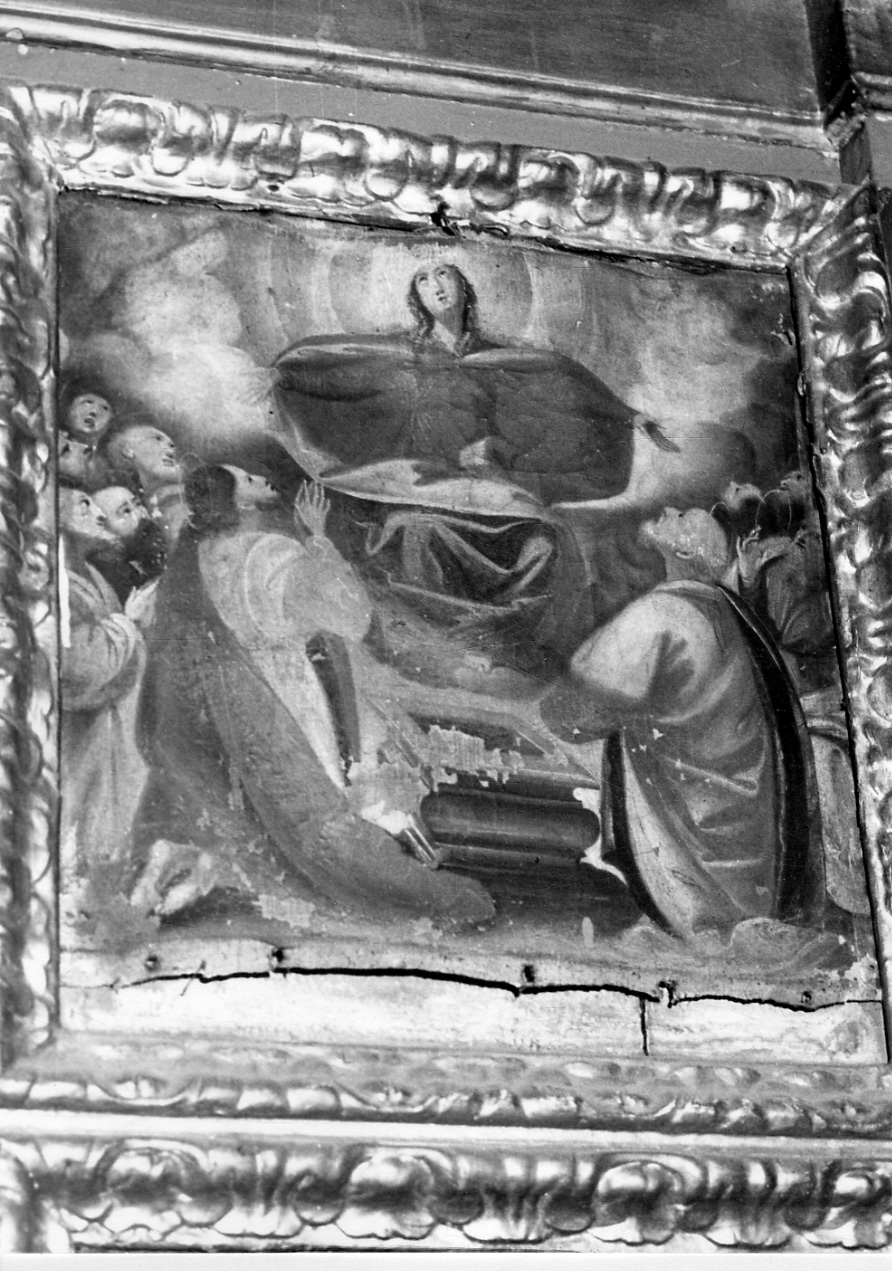 assunzione della Madonna (dipinto, elemento d'insieme) - ambito vercellese (inizio sec. XVIII)