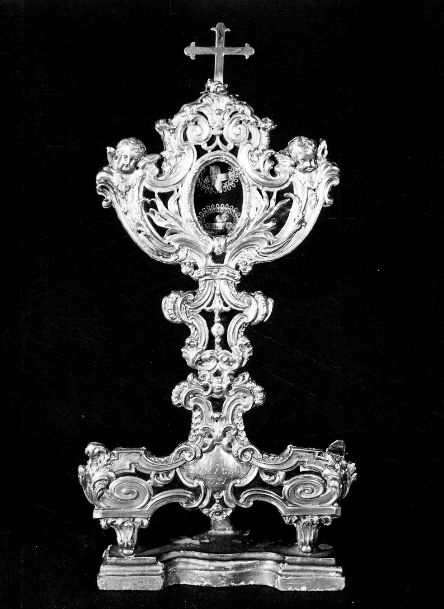 reliquiario - a ostensorio, opera isolata - produzione piemontese (secondo quarto sec. XVIII)