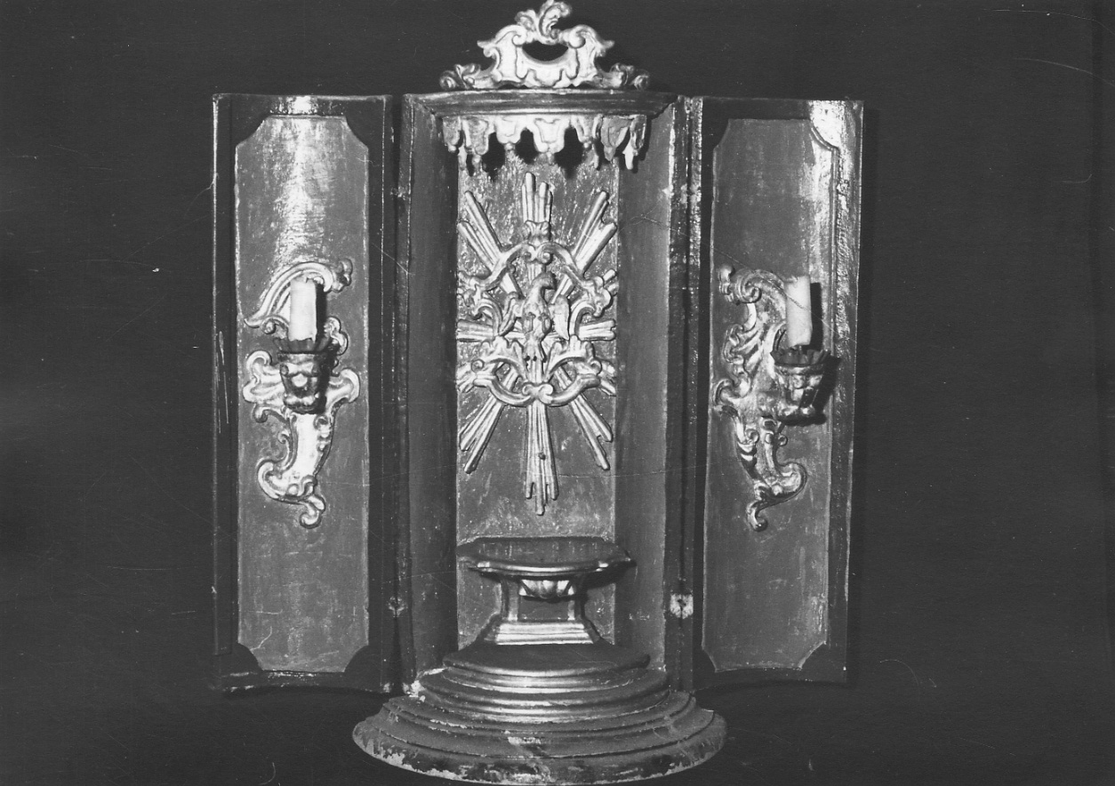 tabernacolo portatile, opera isolata - bottega piemontese (sec. XVIII)