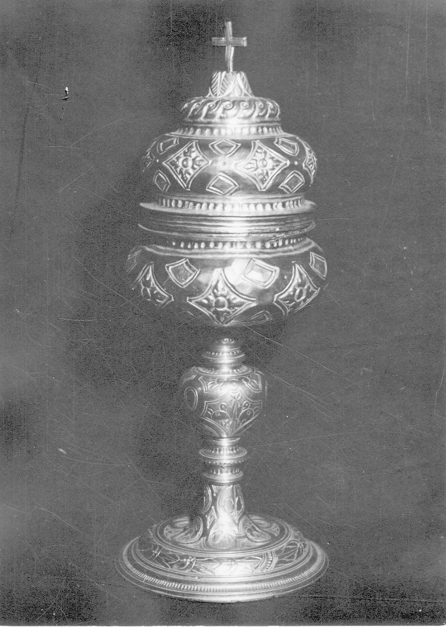 pisside, opera isolata - bottega vercellese (sec. XVIII)