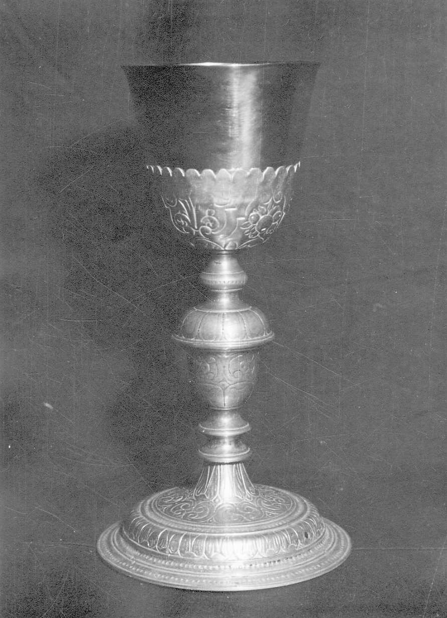 calice, opera isolata - bottega vercellese (sec. XVII)