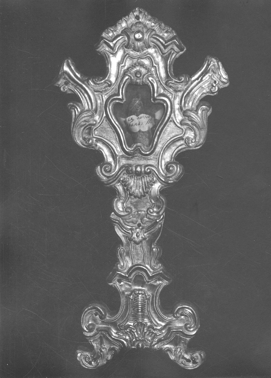 reliquiario - a ostensorio, opera isolata - bottega vercellese (prima metà sec. XVIII)