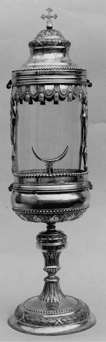 ostensorio architettonico, opera isolata - bottega piemontese (fine sec. XVIII)