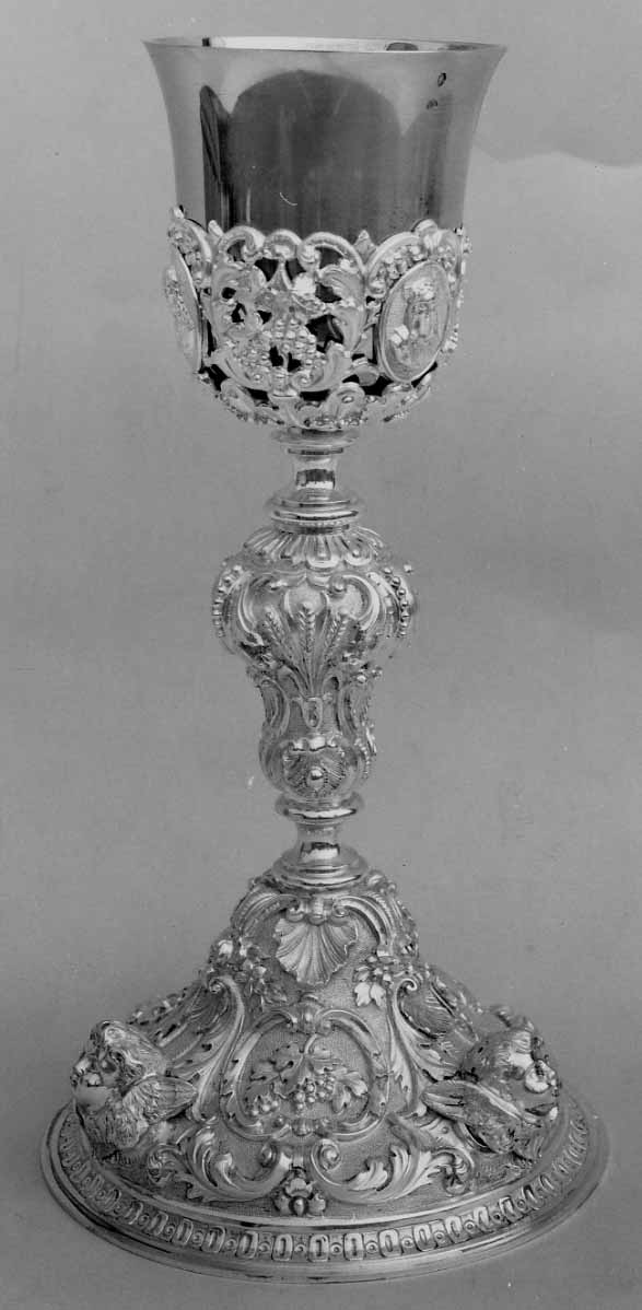 calice, opera isolata - bottega piemontese (ultimo quarto sec. XIX)