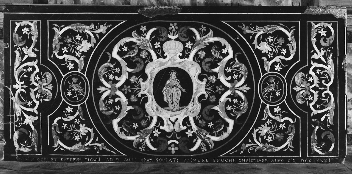 Sant'Anna (paliotto, opera isolata) - bottega lombardo-ticinese (primo quarto sec. XVIII)