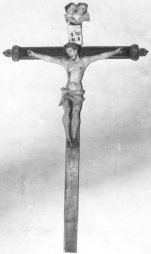 Cristo crocifisso (crocifisso, opera isolata) - bottega piemontese (primo quarto sec. XVIII)