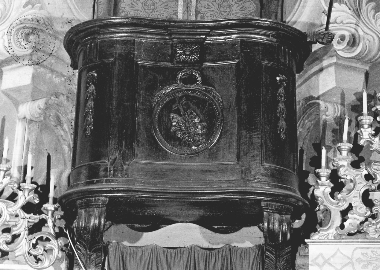 pulpito, opera isolata di Giribaldi Raimondo, Balma (inizio sec. XIX)