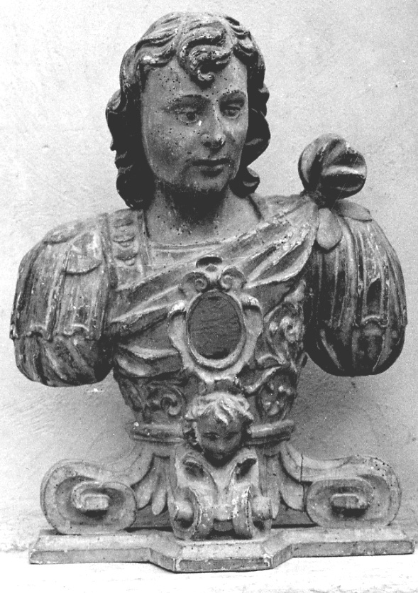 reliquiario - a busto, insieme - bottega liguro-piemontese (seconda metà sec. XVII)