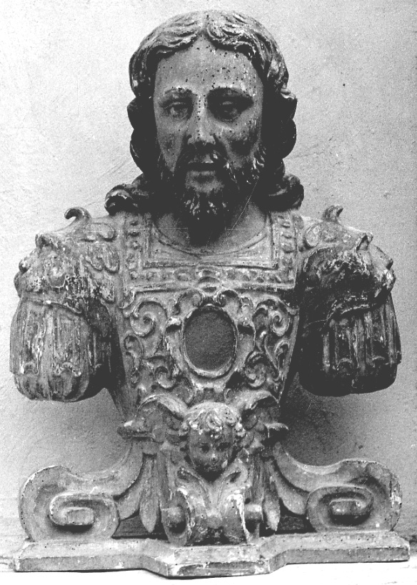 San Vincenzo (reliquiario - a busto, elemento d'insieme) - bottega liguro-piemontese (seconda metà sec. XVII)