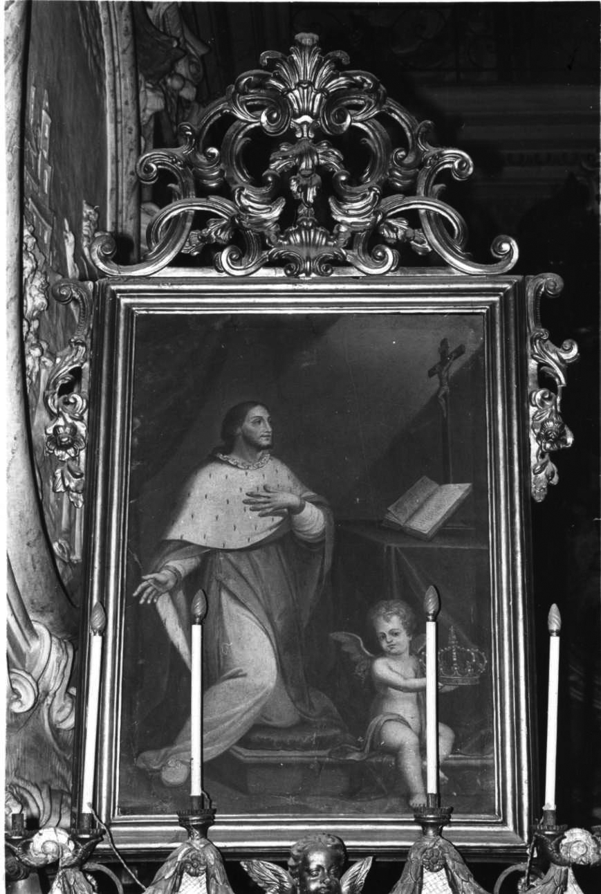 cornice di dipinto, coppia - bottega piemontese (prima metà sec. XVIII)