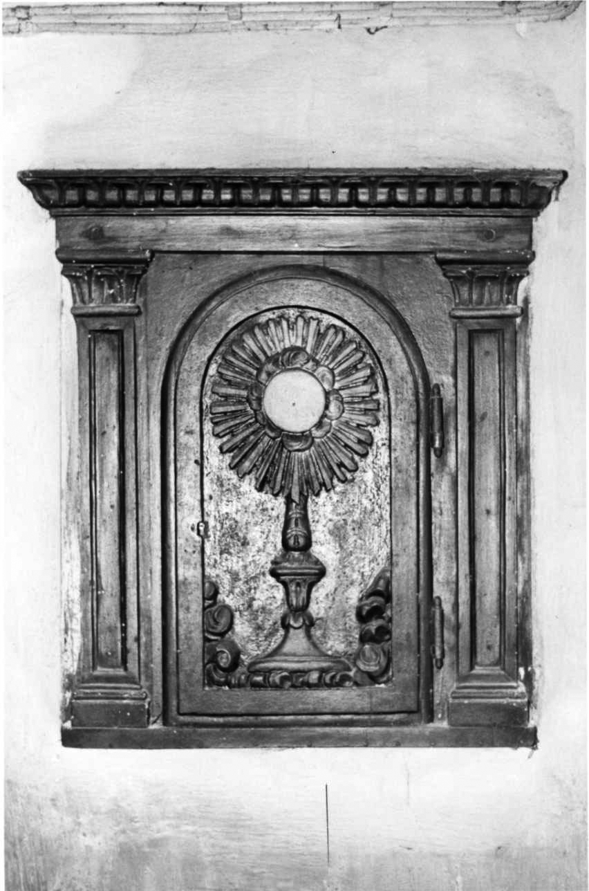 tabernacolo murale, opera isolata - bottega piemontese (fine sec. XVII)