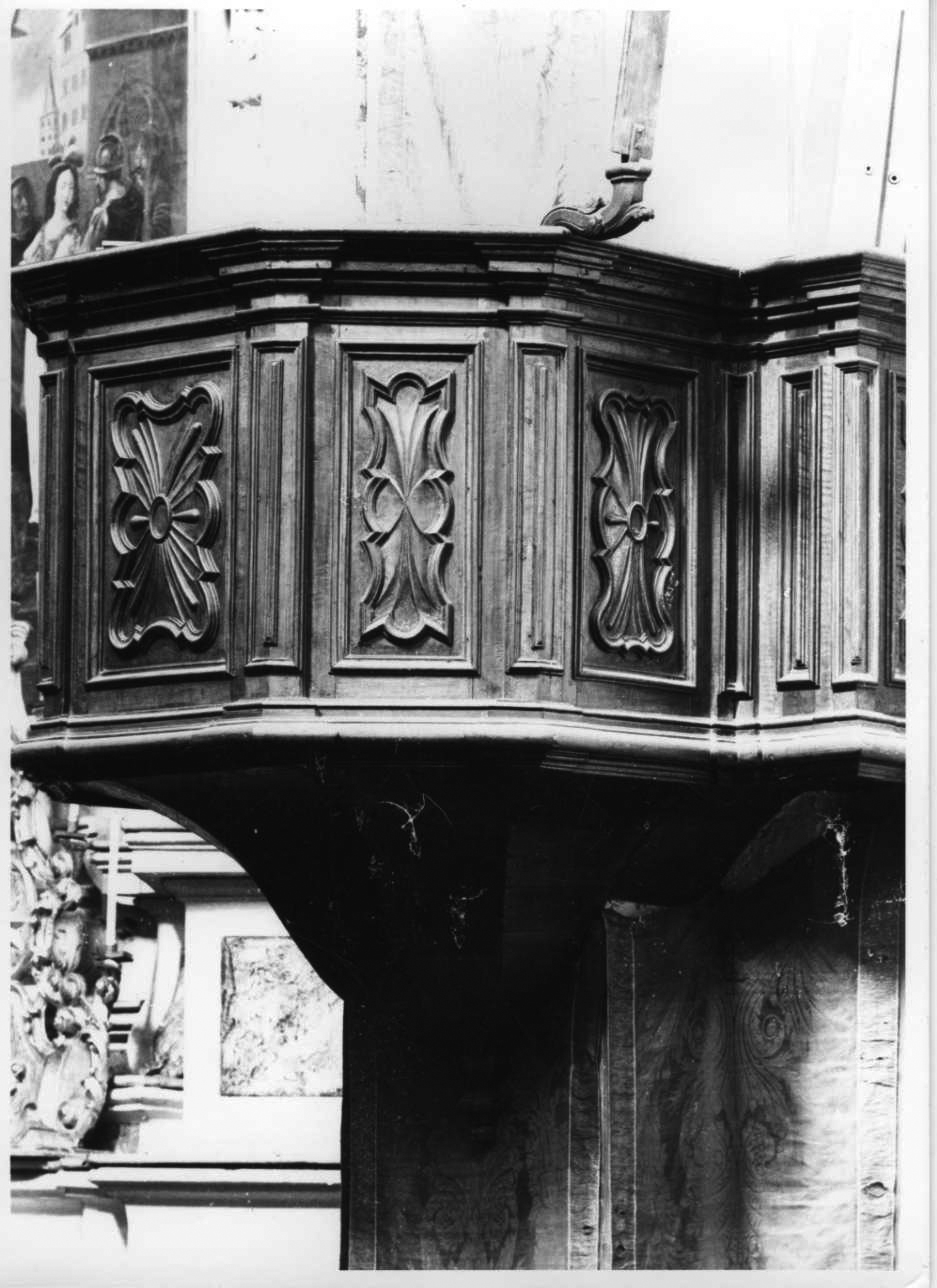 pulpito, opera isolata - bottega piemontese (metà, metà sec. XVIII, sec. XIX)