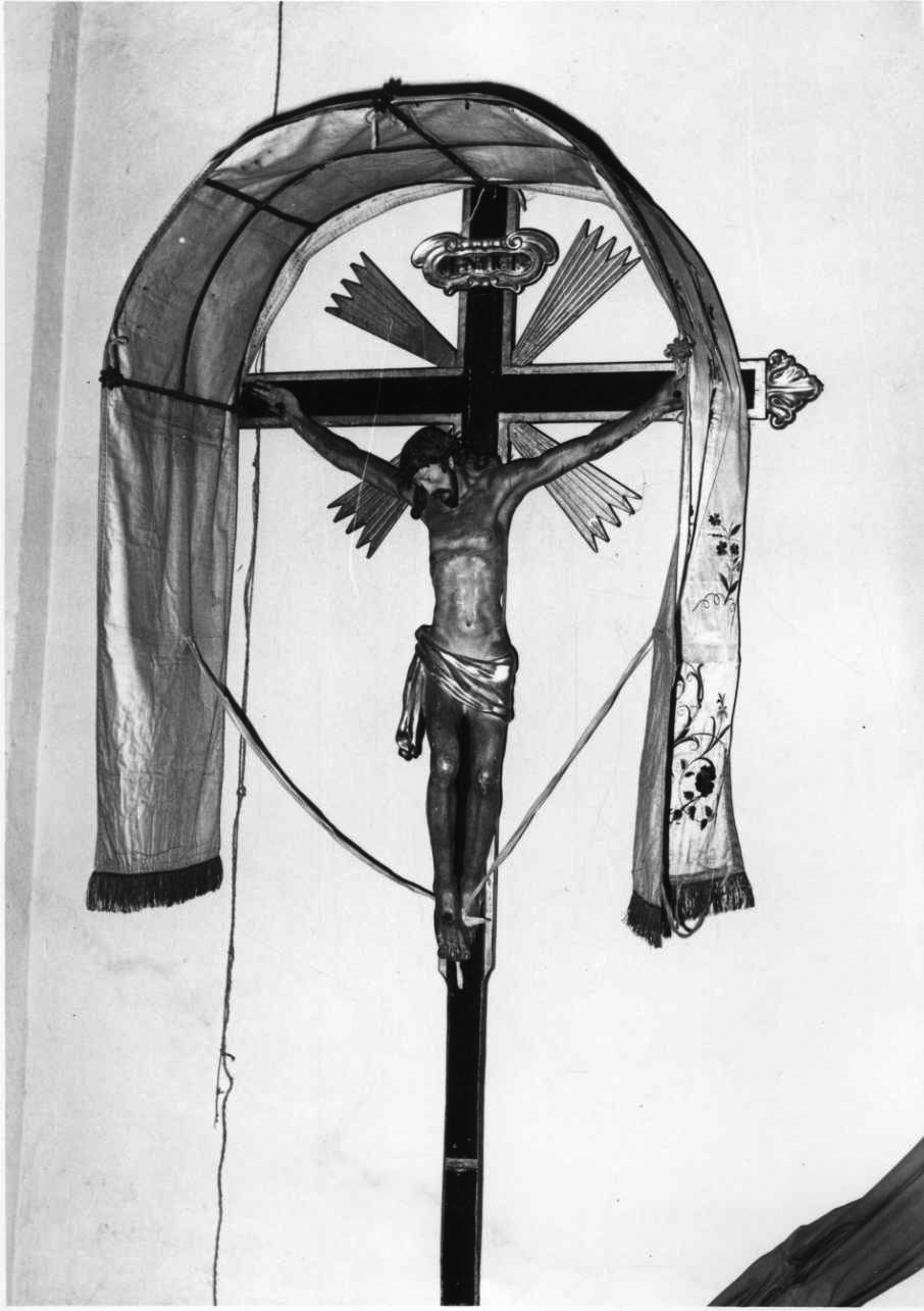 Cristo crocifisso (scultura, elemento d'insieme) - bottega piemontese (prima metà sec. XVII)