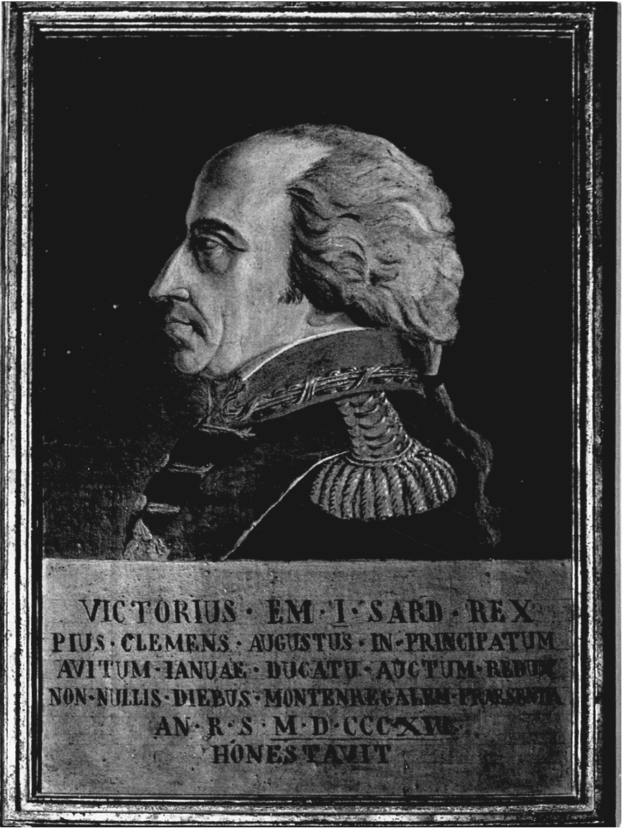 ritratto di Vittorio Emanuele I di Savoia (dipinto, opera isolata) - ambito cuneese (primo quarto sec. XIX)