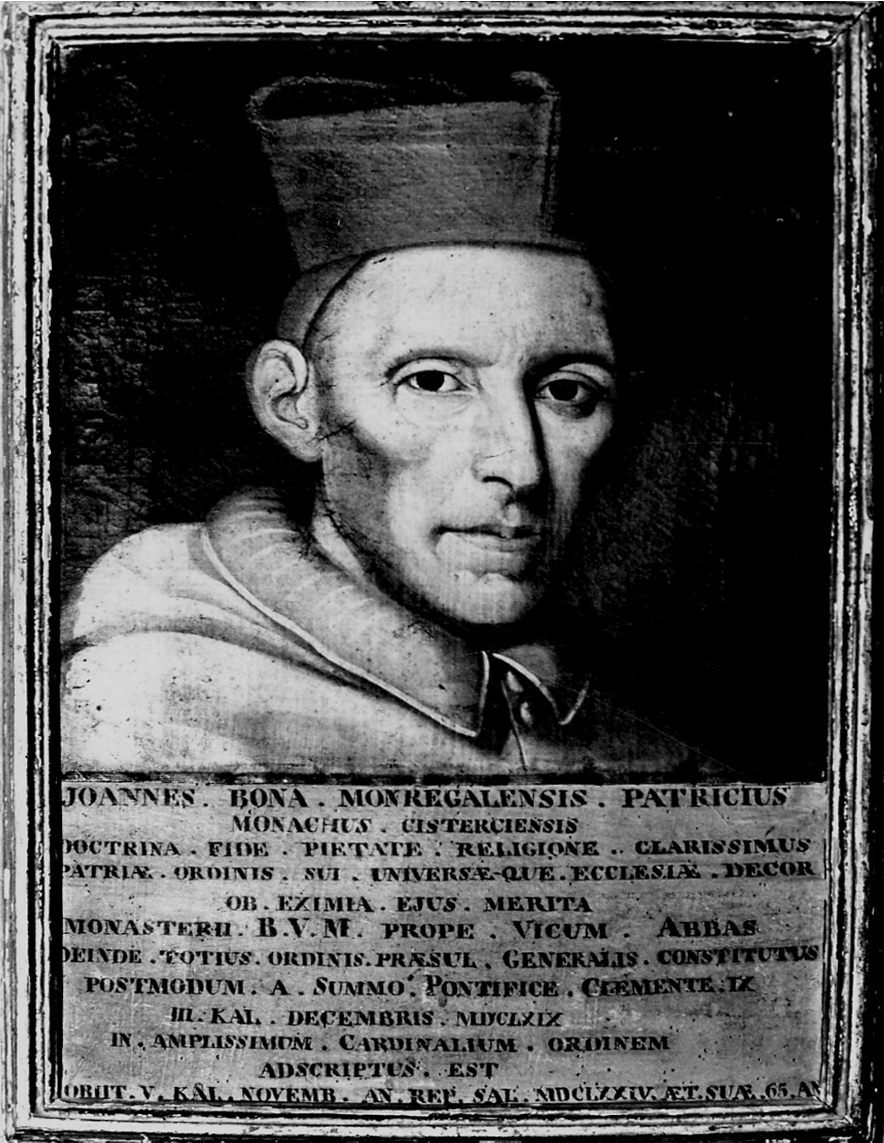 ritratto del cardinale Giovanni Bona (dipinto, opera isolata) - ambito cuneese (primo quarto sec. XIX)