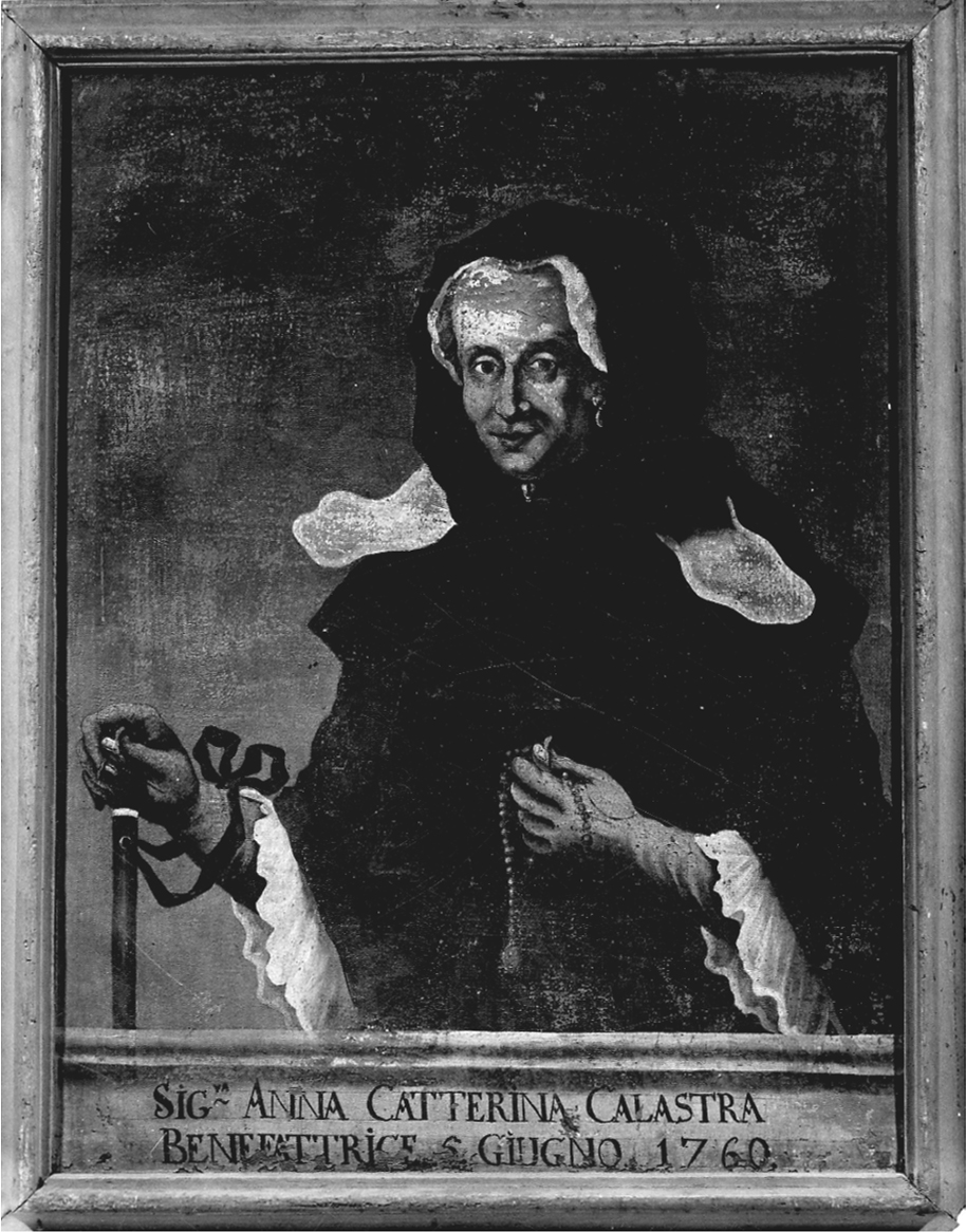 ritratto di Anna Caterina Calastra (dipinto, opera isolata) di Aprile Felice (terzo quarto sec. XVIII)