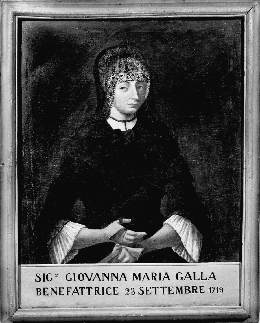 ritratto di Giovanna Maria Galla (dipinto, opera isolata) - ambito cuneese (prima metà, prima metà sec. XVIII, sec. XX)