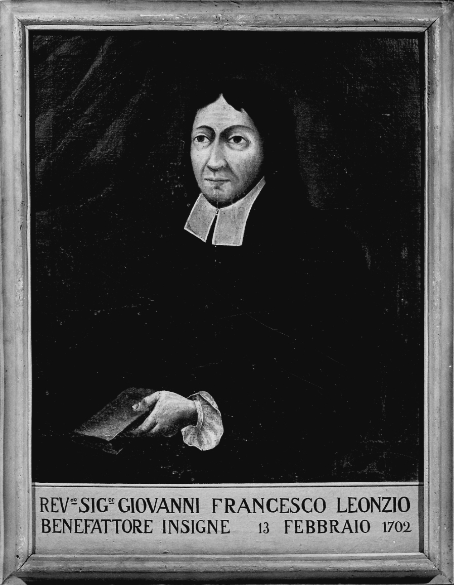 ritratto del reverendo Giovanni Francesco Leonzio (dipinto, opera isolata) - ambito cuneese (prima metà sec. XVIII)