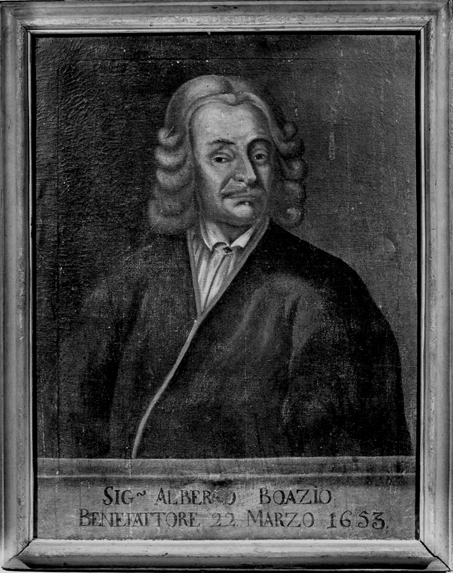 ritratto di Alberto Boazio (dipinto, opera isolata) - ambito cuneese (seconda metà sec. XVIII)