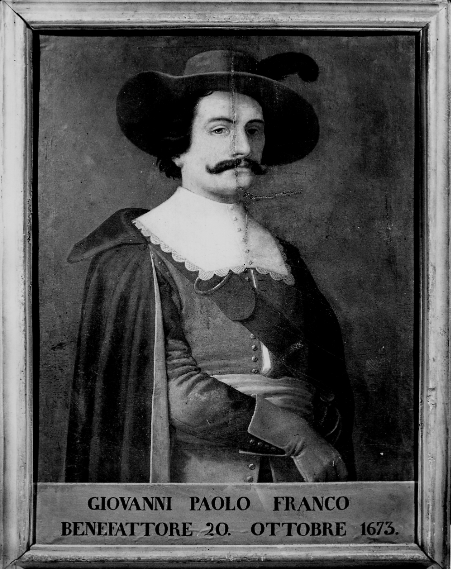 ritratto di Giovanni Paolo Franco (dipinto, opera isolata) - ambito cuneese (seconda metà sec. XIX)