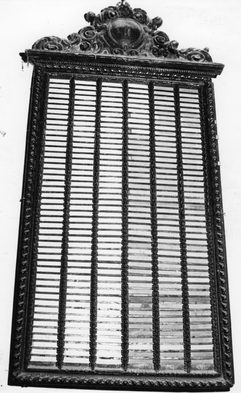 presentazione di Maria Vergine al tempio (tabella di confraternita, opera isolata) - bottega piemontese, ambito piemontese (prima metà sec. XVIII)