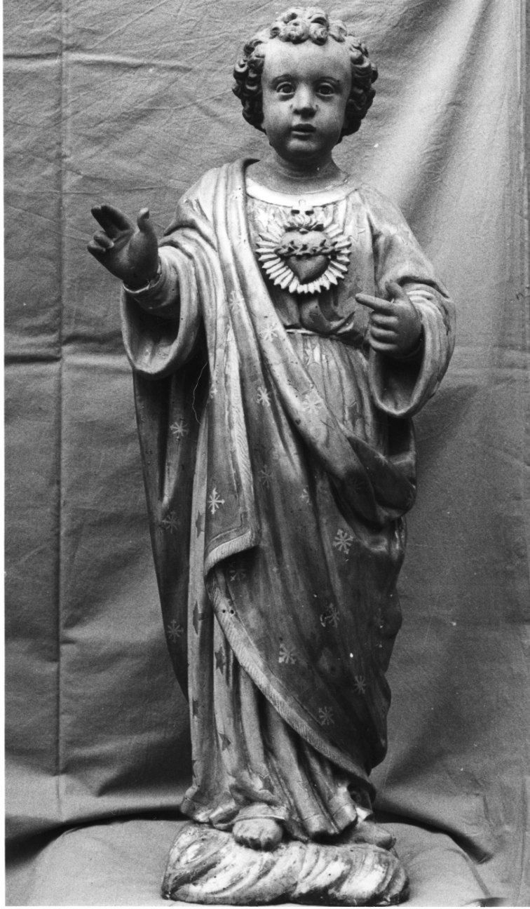 Gesù Bambino (statua, opera isolata) - bottega piemontese, ambito piemontese (inizio sec. XX)