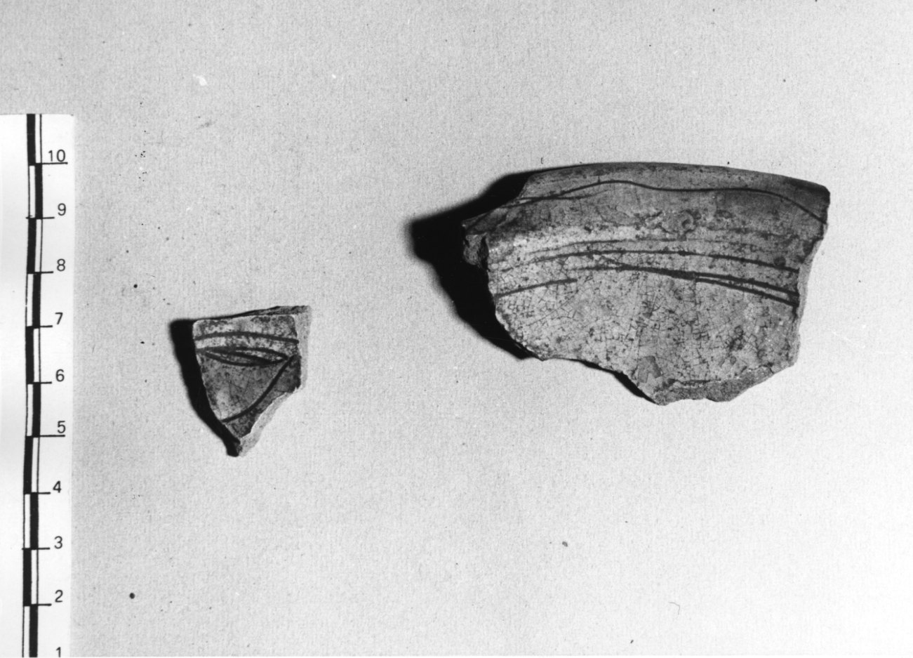 ciotola, frammento - bottega Italia settentrionale (sec. XVII)