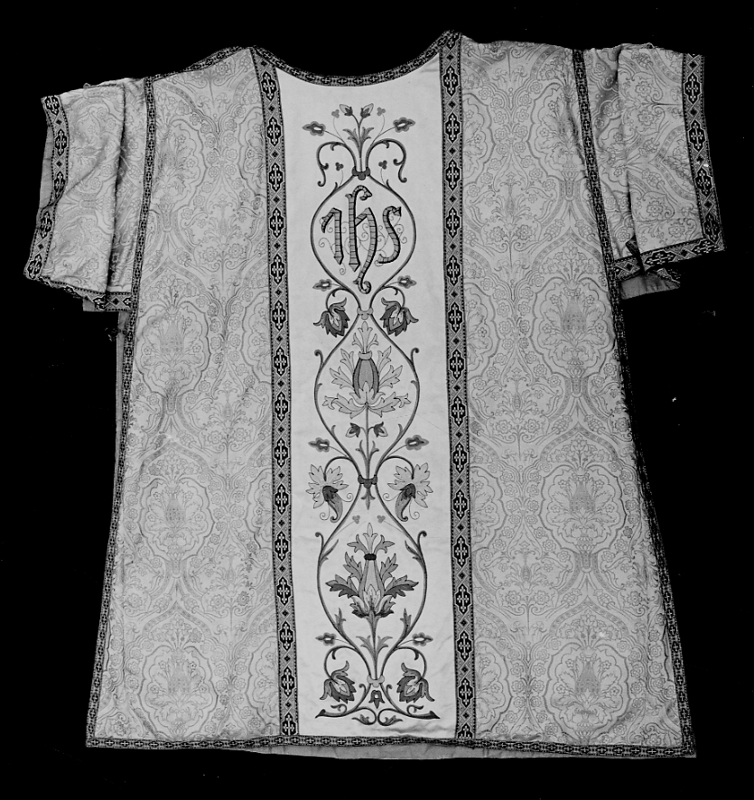 paramento liturgico, insieme - manifattura italiana (fine sec. XIX)