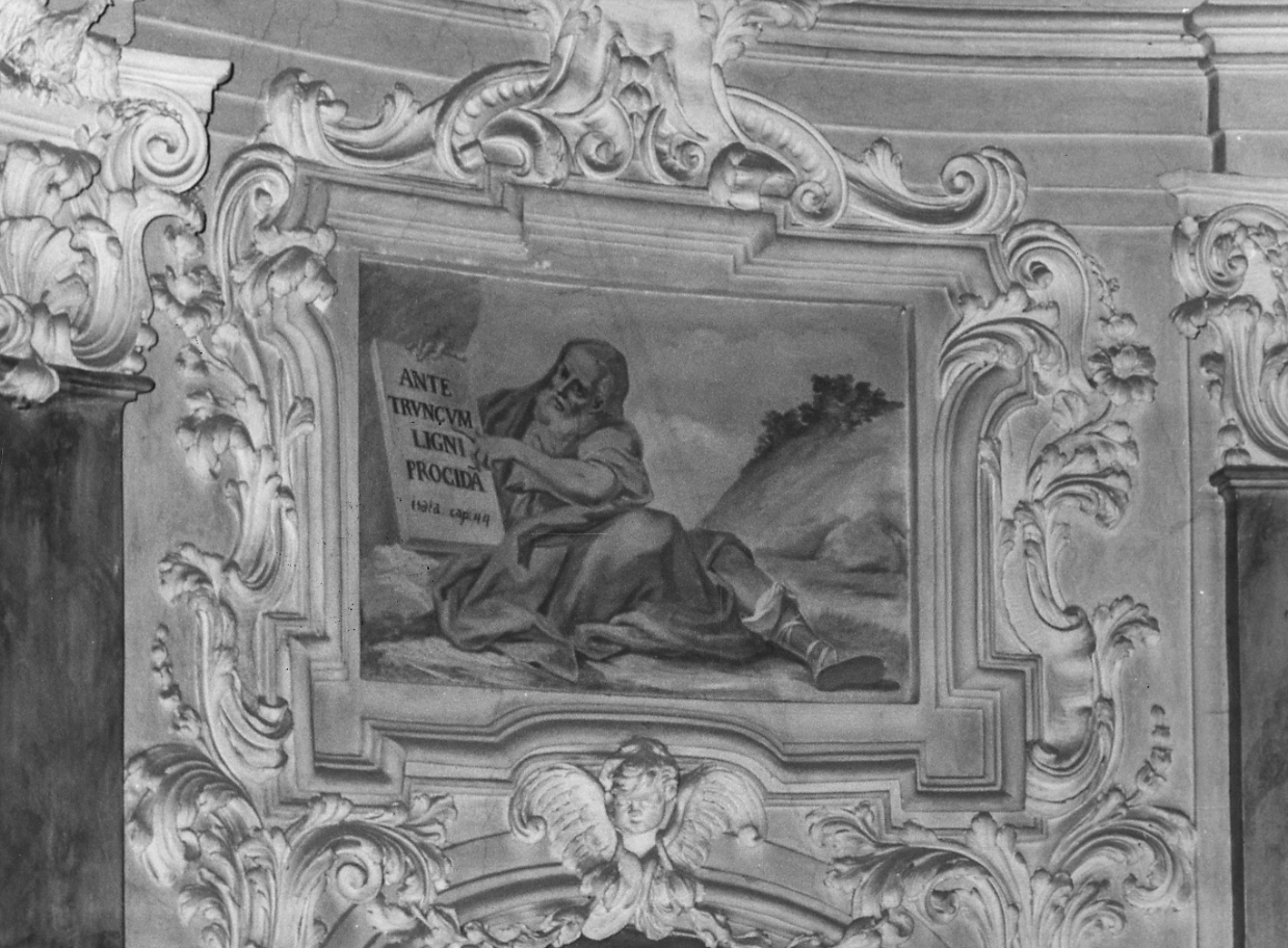 Isaia (dipinto, elemento d'insieme) di Gagini Giovan Francesco (primo quarto sec. XVIII)