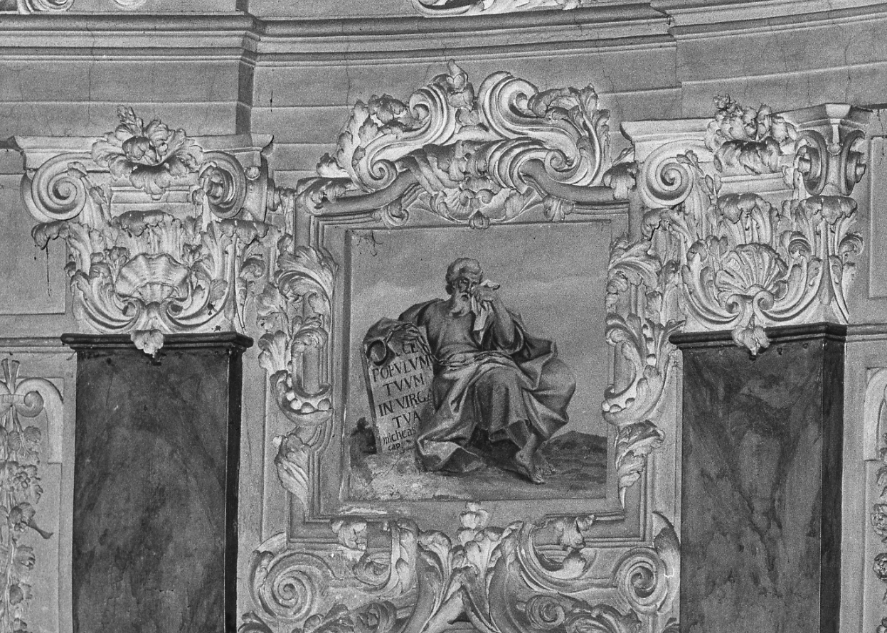 profeta (dipinto, elemento d'insieme) di Gagini Giovan Francesco (primo quarto sec. XVIII)