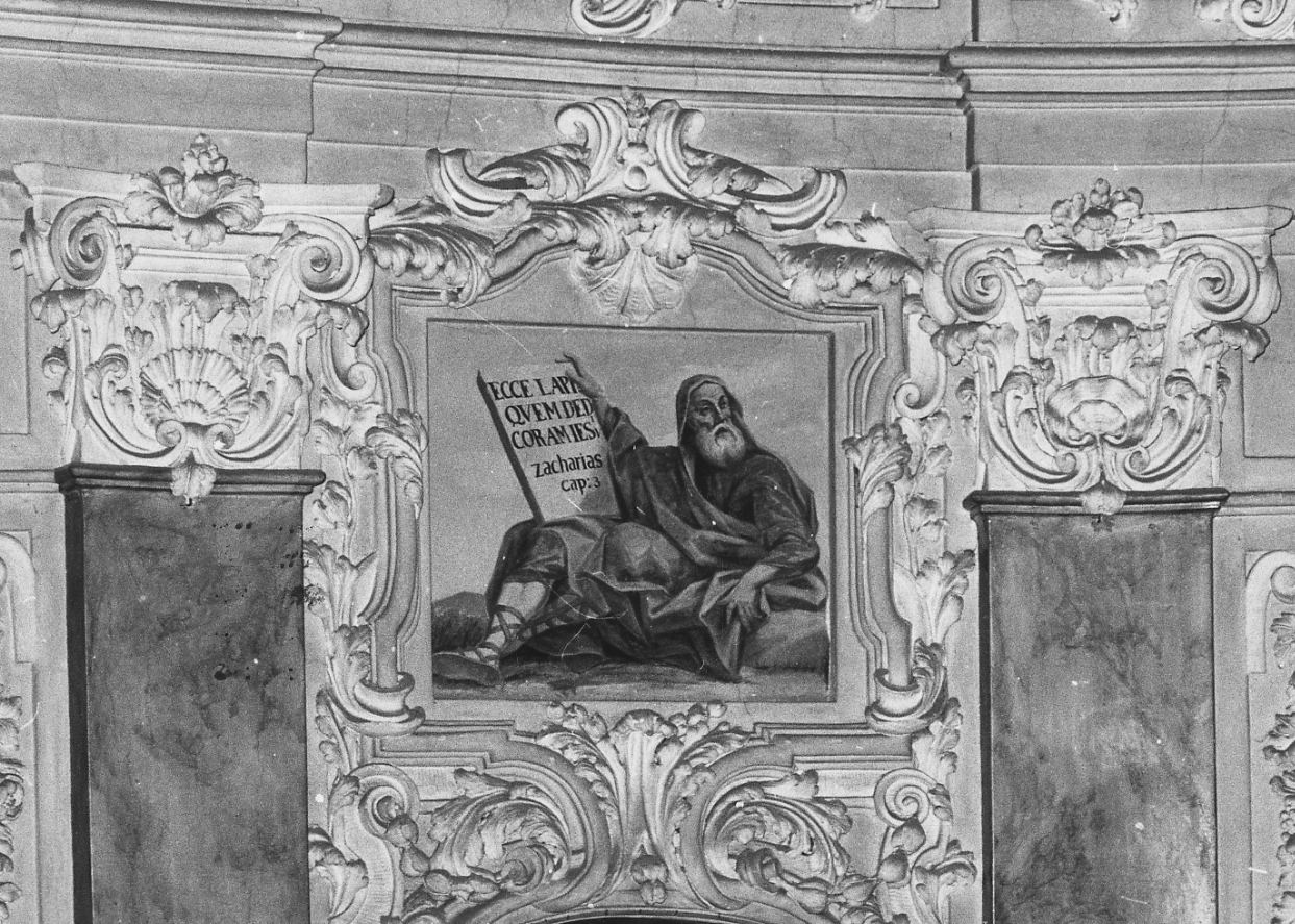 Zaccaria (dipinto, elemento d'insieme) di Gagini Giovan Francesco (primo quarto sec. XVIII)