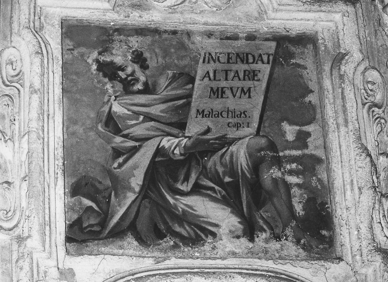 Malachia (dipinto, elemento d'insieme) di Gagini Giovan Francesco (primo quarto sec. XVIII)