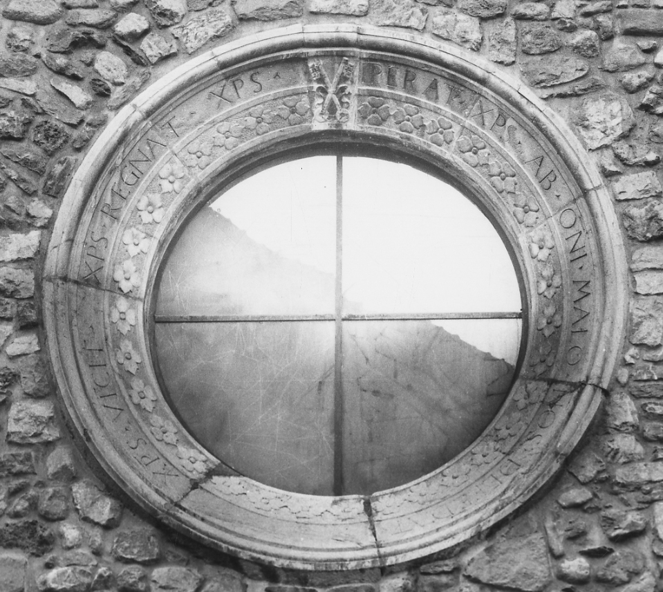 mostra di finestra, opera isolata - bottega piemontese (sec. XV, sec. XIX)