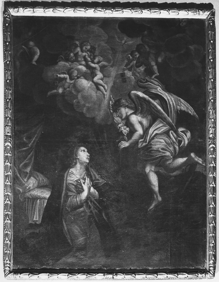 Annunciazione (dipinto, opera isolata) - ambito ligure-piemontese (seconda metà sec. XVIII)