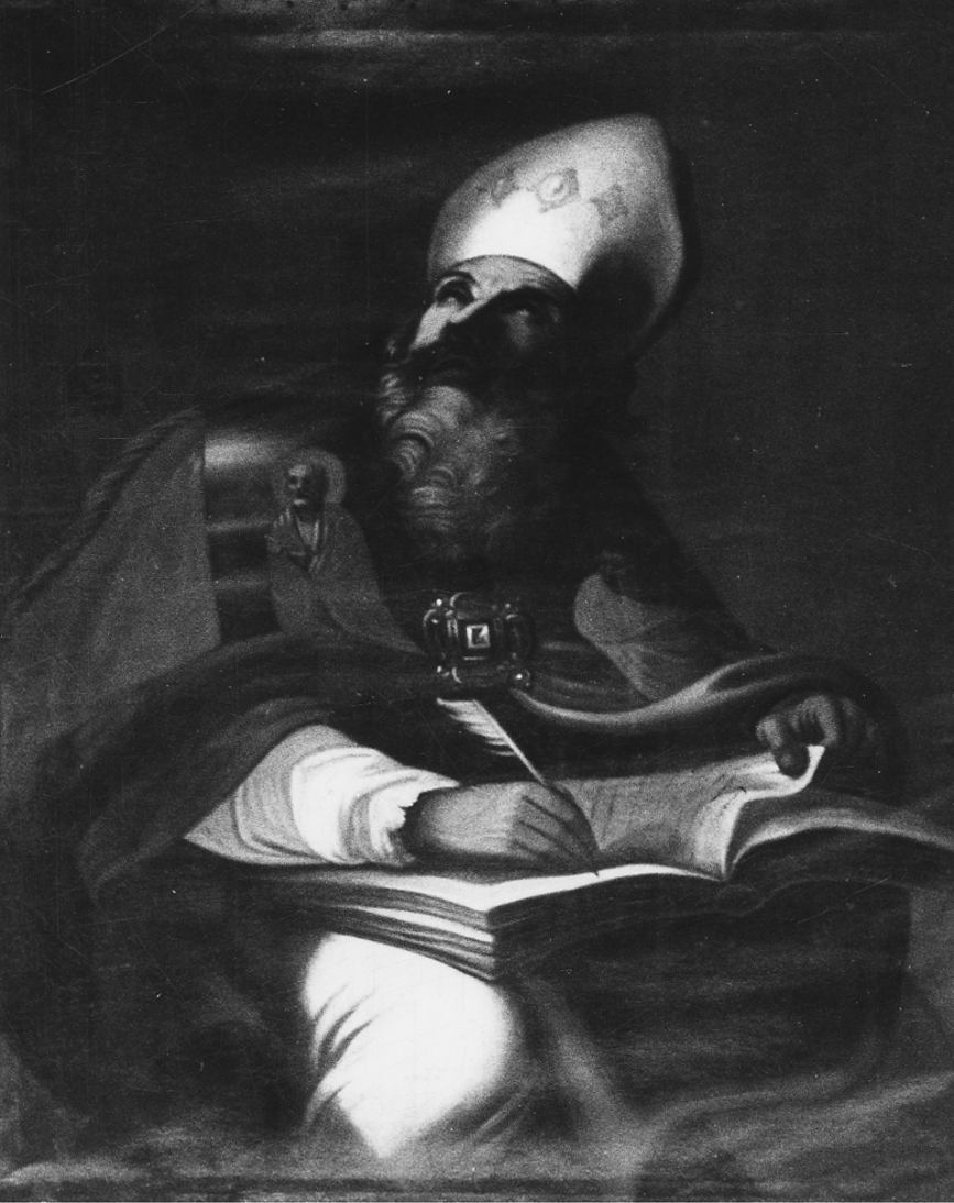 Sant'Ambrogio (dipinto, elemento d'insieme) - ambito piemontese (metà sec. XVIII)