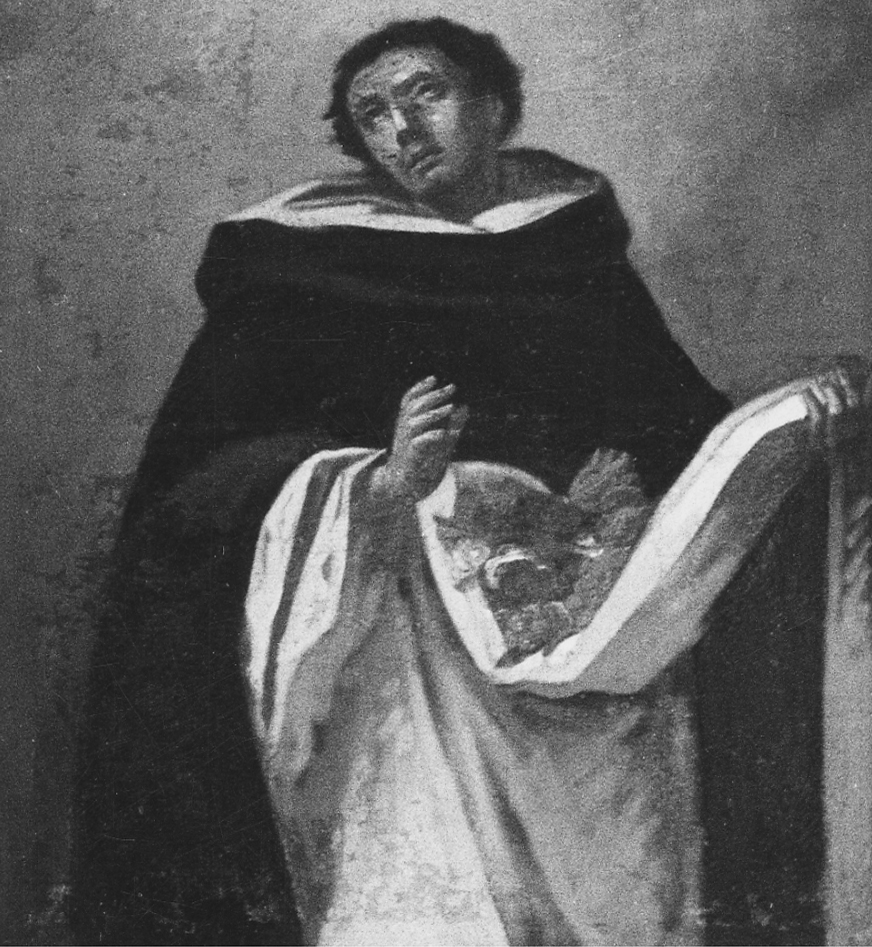 Santo domenicano (dipinto, elemento d'insieme) - ambito piemontese (metà sec. XVIII)