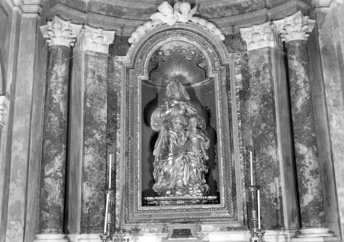 mostra di nicchia, opera isolata - bottega piemontese (metà sec. XVIII)