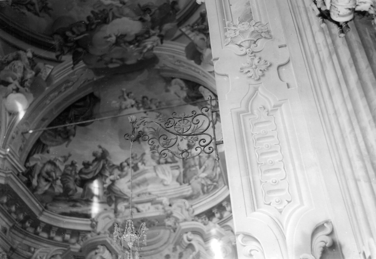 braccio portalumi da chiesa, coppia - bottega cuneese (metà sec. XVIII)