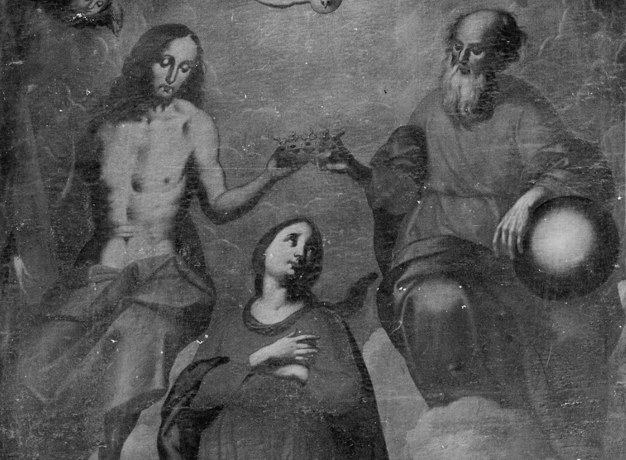 incoronazione di Maria Vergine (dipinto, elemento d'insieme) di Gastaldi Lorenzo (metà sec. XVII)