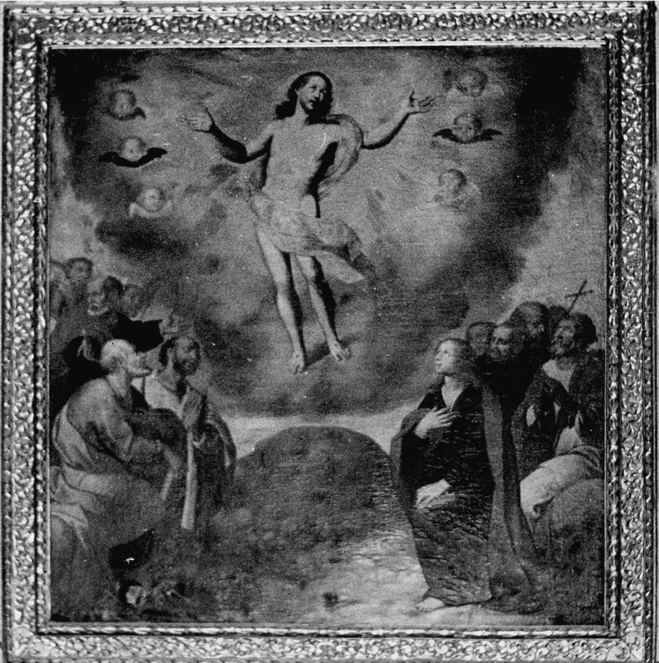 ascensione di Cristo (dipinto, opera isolata) di Gastaldi Lorenzo (metà sec. XVII)